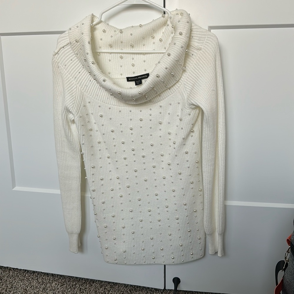 Boston Proper Pearl sweater